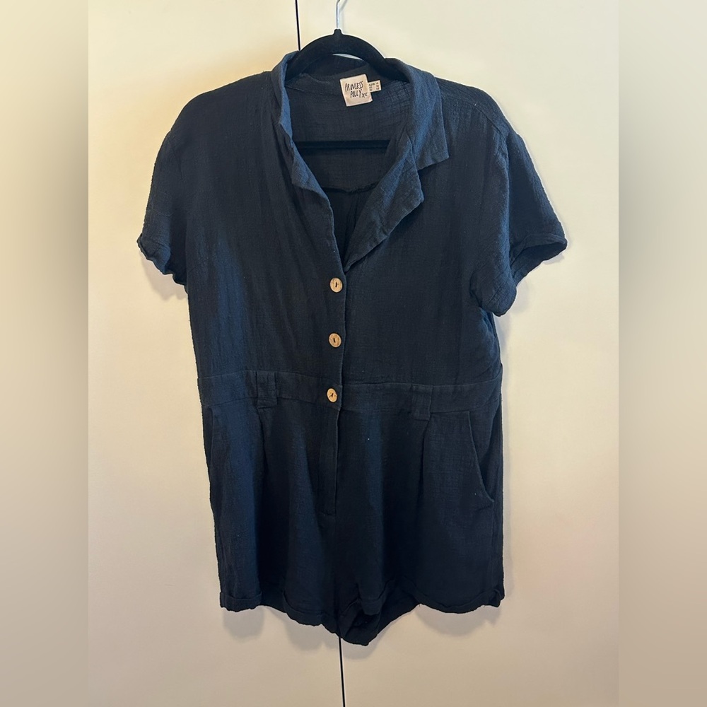 Princess Polly Vixen Romper Black